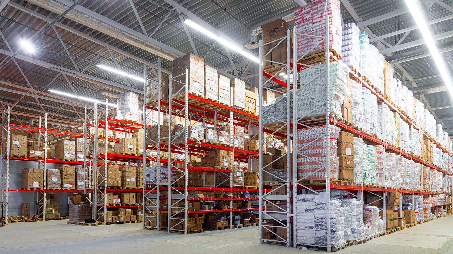 Construction site with cranes representing industrial ERP context